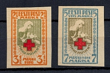 1921-22 Estonia (Imperf, Full Set, CV $10, MNH)
