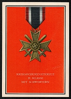 1941 War Medals of the Greater German Reich War Merit Cross Second Class With Swords