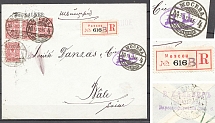 1915 Russia Registered Censored Cover Moscow - Basel (Switzerland)