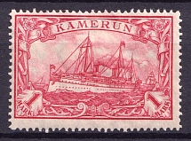 1905-19 1m Cameroon, German Colonies, Kaiser’s Yacht, Germany (Mi. 24 II B)