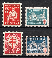 1933 Estonia (Mi. 102 - 105, Full Set, CV $80)