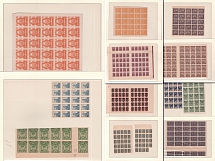 1921-24 RSFSR, Collection of Sheets and Blocks