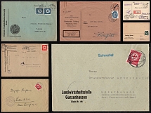 Third Reich, Germany, Collection of Nazi Covers and Postcards with Unusual and Rare Postmarks and Handstamps