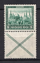 1930 8pf Third Reich, Germany (Coupon, CV $120)