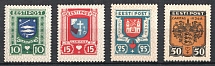 1936 Estonia (Mi. 109-112, Full Set, CV $90)