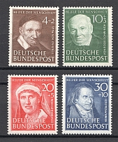1951 Germany Federal Republic (CV $200, Full Set, MNH)