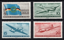 1956 German Democratic Republic, Germany (Mi. 512 - 515, Full Set, CV $30, MNH)
