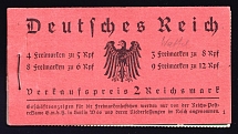 1933 Booklet with stamps of Third Reich, Germany in Excellent Condition (Mi. MH 33, CV $1,170)