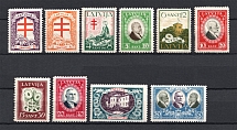 1930 Latvia (Full Set, CV $30, MH/MNH)