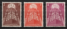 1957 Luxembourg (Mi. 572 - 574, Full Set, CV $260, MNH)