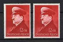 1941 Third Reich, Germany (Horizontal+Vertical Gum, Full Set, CV $40, MNH)