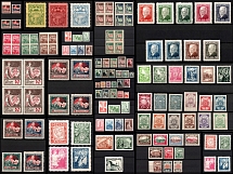 Latvia, Stock of valuable stamps with varieties