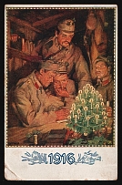 1917-1920 'Christmas of 1916', Czechoslovak Legion Corps in WWI, Russian Civil War, Postcard