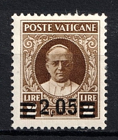 1934 2.05l Vatican (Mi. 41, Thin Comma, CV $910)