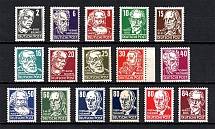 1952-53 German Democratic Republic, Germany (Full Set, CV $325, MNH)