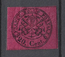 1867 20c Italy (CV $140)