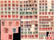 1919 Poland, Collection of Polish Occupation of Ukraine (Variety of Overprints)