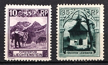 1930 Liechtenstein (Mi. 96, 100, CV $60)