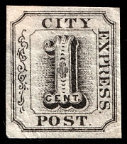 1850-51 1c United States Locals (Sc 2L3)