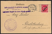 1923 (1 Aug) Weimar Republic, Germany, Postcard from Berlin franked with Mi. 78 (CV $40)