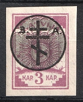 1919 3k West Army, Russia, Civil War (Signed, CV $60, MNH)