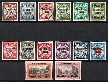 1939 Third Reich, Germany (Mi. 716 - 729, Full Set, Canceled, CV $290)