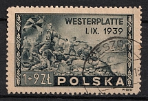 1945 Republic of Poland (Fi. 374, Mi. 407, Full Set, Canceled, CV $50)