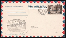 1932 Canada, First Flight Airmail cover with Pilot Signature, Great Bear Lake - Rae, franked by Mi. 170