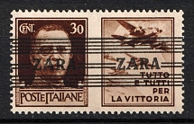 1943 30c Zadar, German Occupation, Germany (Mi. 36 I, CV $70)