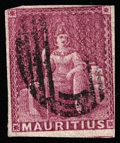 1858-62 Mauritius, British Colonies (SG 29, Canceled, CV $340)