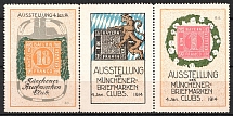 1914 Exhibition, Munich, Germany, Stock of Rare Cinderellas, Non-postal Stamps, Labels, Advertising, Charity, Propaganda