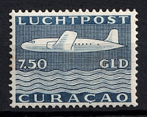 1947 7.50g Curacao, Netherlands Colonies (Mi. 269, CV $100)