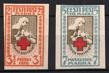 1921-22  Estonia (Imperforate, Full Set, CV $10)