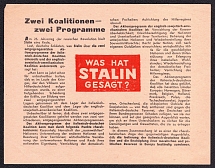Soviet Leaflet for German Soldiers, Anti-Nazi Propaganda