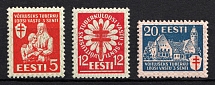 1933 Estonia (Mi. 102, 104 - 105, CV $60, MNH)