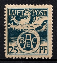 1912 25pf Bavaria, German States, Germany (Mi. F 1, CV $260)