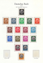1933-36 Third Reich, Germany (Mi. 512 - 528, Full Set, CV $100, MNH)