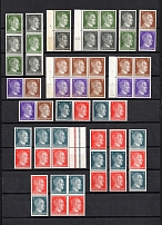 1941 Third Reich, Germany Collection (4 Pages, Coupon, Tete-beche, Se-tenant, CV $420, MH/MNH)