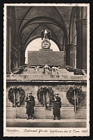 1923 'Munich. Memorial for the Fallen of November 9, 1923', Propaganda Postcard, Third Reich Nazi Germany