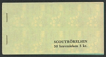 1966 Sweden, Scouts, Booklet with Stamps, Scouting, Scout Movement, Cinderellas, Non-Postal Stamps (MNH)