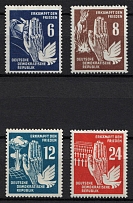 1950 German Democratic Republic, Germany (Mi. 276 - 279, Full Set, CV $30, MNH)