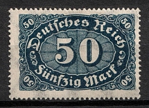 1922-23 50m Weimar Republic, Germany (Mi. 246 c, CV $30)