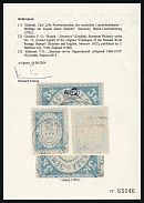 1882 3k Starobelsk Zemstvo, Russia (Schmidt #23 [ RR ], Certificate, Used, Ex Faberge, Only 25 known, CV $3,000)