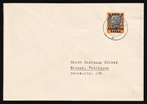 1940 (3 Oct) General Government, Germany, Cover from Krakov franked with Mi. 13 (Canceled, CV $50)