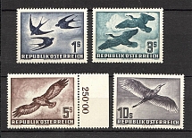 1953 Austria Airmail (Full Set, CV $420, MH/MNH)