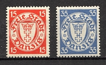 1925-35 Germany Danzig Gdansk (CV $10, Full Set)