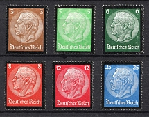 1934 Third Reich, Germany (Mi. 548 - 553, Full Set, CV $180, MNH)