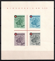 1949 Rhineland-Palatinate, French Zone of Occupation, Germany, Souvenir Sheet (CV $140, MNH)