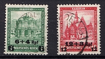 1932 Weimar Republic, Germany (Mi. 463 - 464, Full Set, Canceled, CV $40)