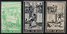 'City Tram Amsterdam', Netherlands, Stock of Cinderellas, Non-Postal Stamps, Labels, Advertising, Charity, Propaganda